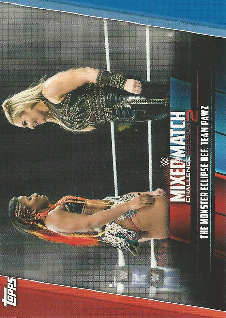 WWE Topps Women Division 2019 Natalya vs Ember Moon MMC-10 trading card PW Catalog
