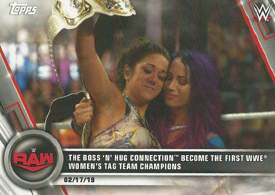 WWE Topps Women Division 2020 Bayley and Sasha Banks #11