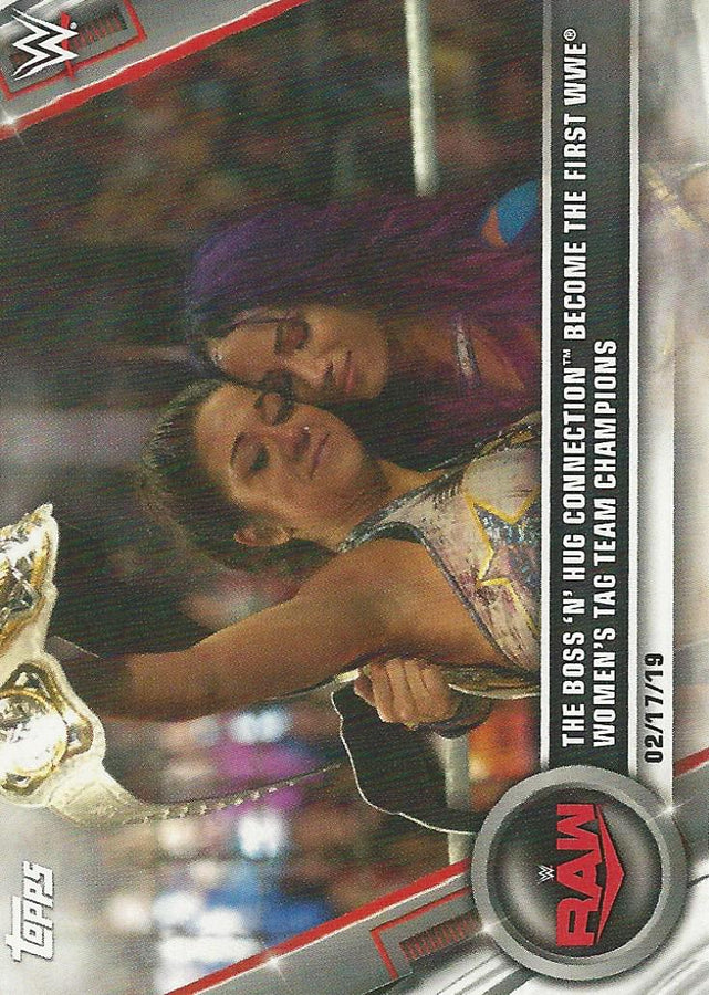 WWE Topps Women Division 2020 Bayley and Sasha Banks #11