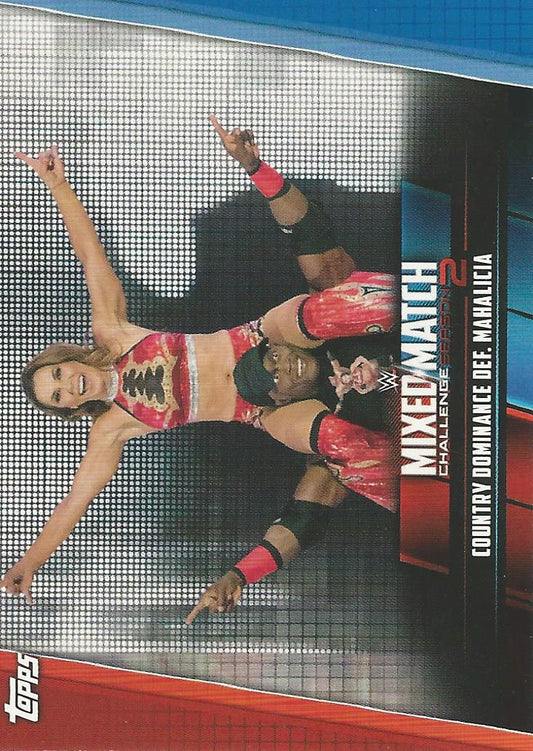 WWE Topps Women Division 2019 Mickie James and Bobby Lashley MMC-11 trading card PW Catalog