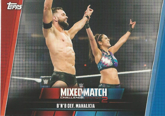 WWE Topps Women Division 2019 Finn Balor and Bayley MMC-13