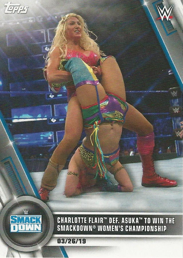 WWE Topps Women Division 2020 Charlotte Flair #19