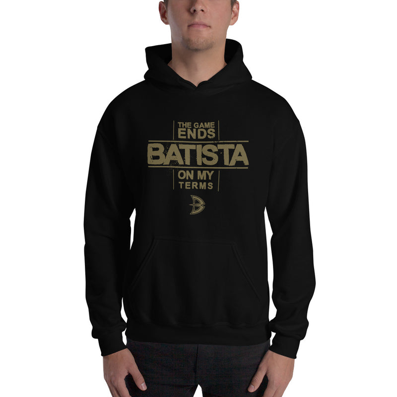 Batista "The Game Ends On My Terms" Pullover Hoodie Sweatshirt