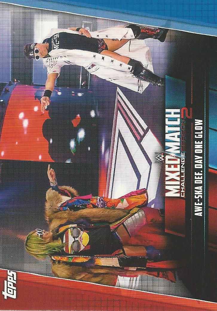 WWE Topps Women Division 2019 Asuka and The Miz MMC-15 trading card PW Catalog