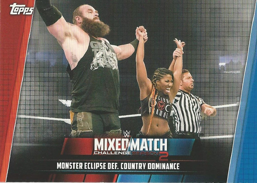 WWE Topps Women Division 2019 Braun Strowman and Ember Moon MMC-16