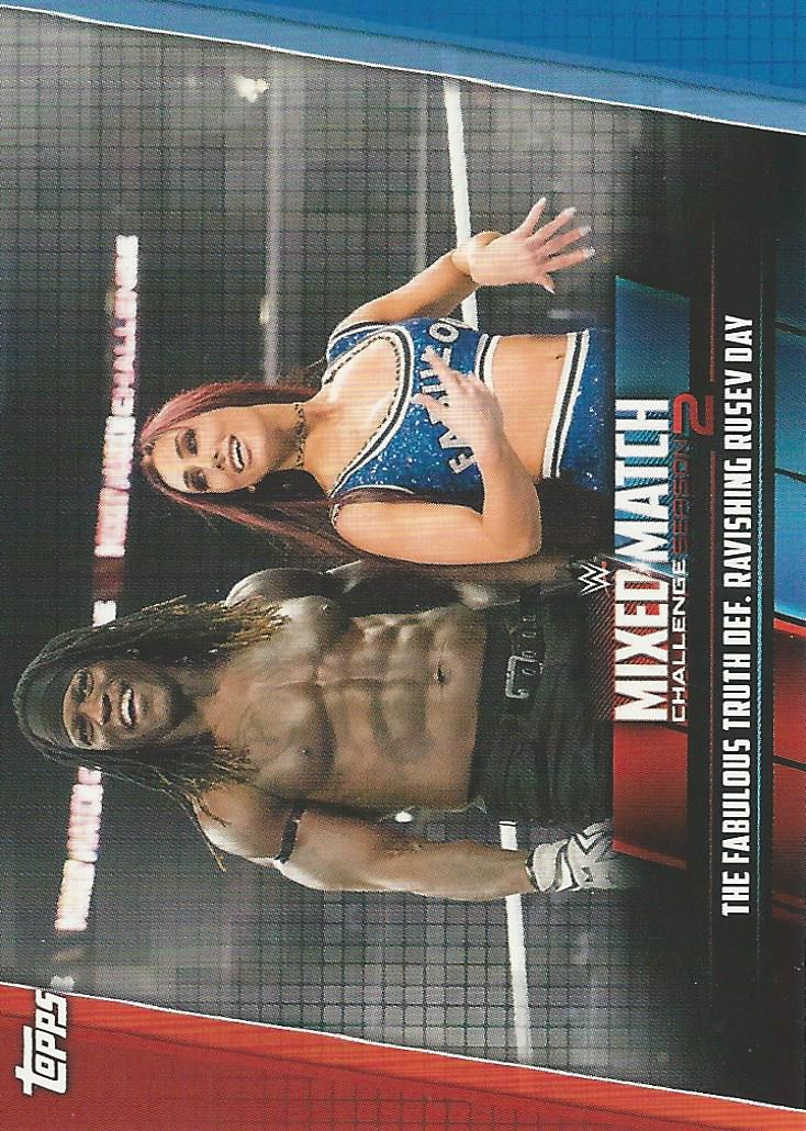 WWE Topps Women Division 2019 Carmella and R-Truth MMC-17 trading card PW Catalog