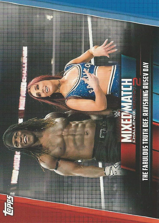 WWE Topps Women Division 2019 Carmella and R-Truth MMC-17 trading card PW Catalog