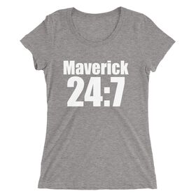 Drake Maverick "Maverick 24:7" Women's Tri-Blend T-Shirt T-Shirt PW Catalog