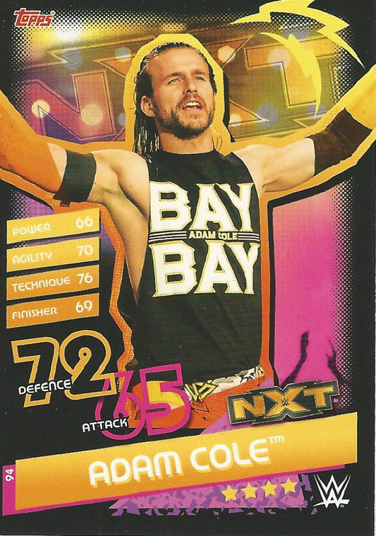 WWE Topps Slam Attax Reloaded 2020 Adam Cole #94 NXT