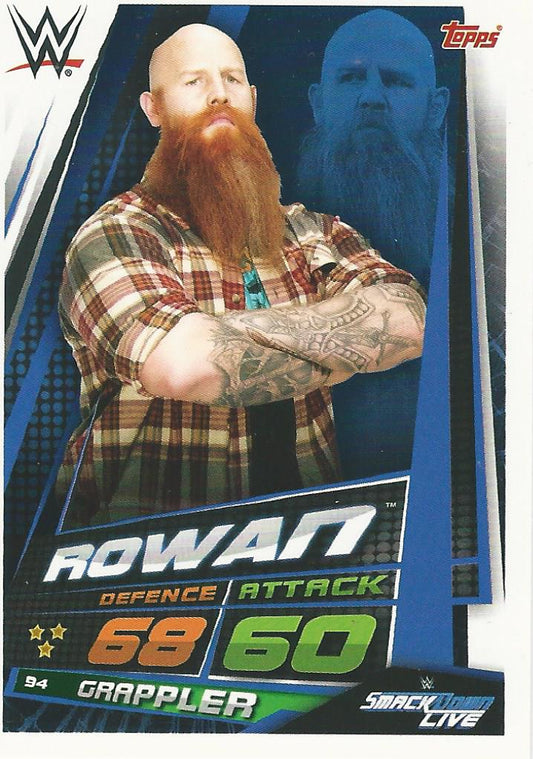 WWE Topps Slam Attax Universe 2019 Rowan #94