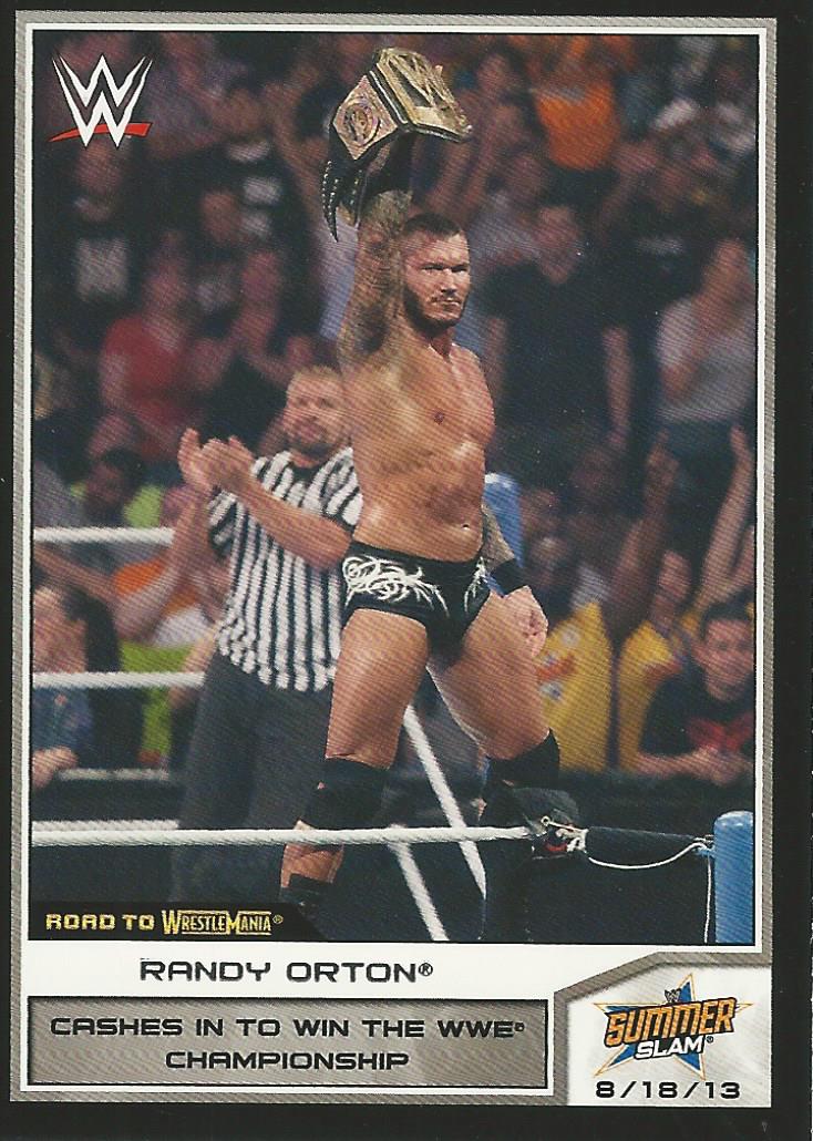 WWE Topps Road to Wrestlemania 2014 Randy Orton #34