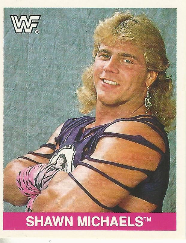 WWF Merlin Sticker Collection 1990 Rockers Shawn Michaels #94