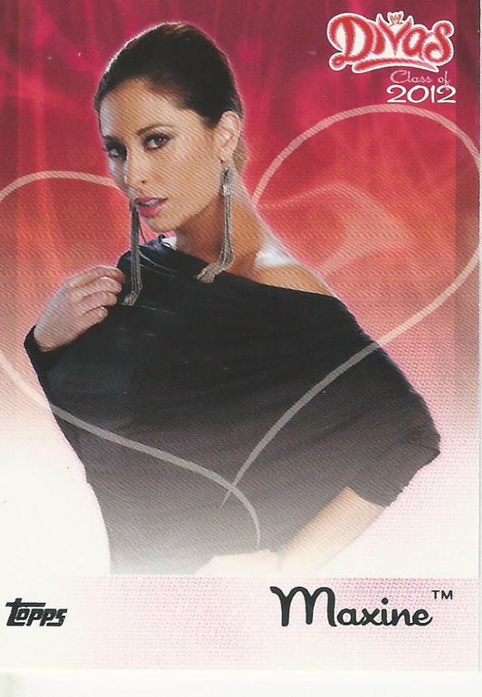WWE Topps 2012 Maxine 11 of 15 trading card PW Catalog