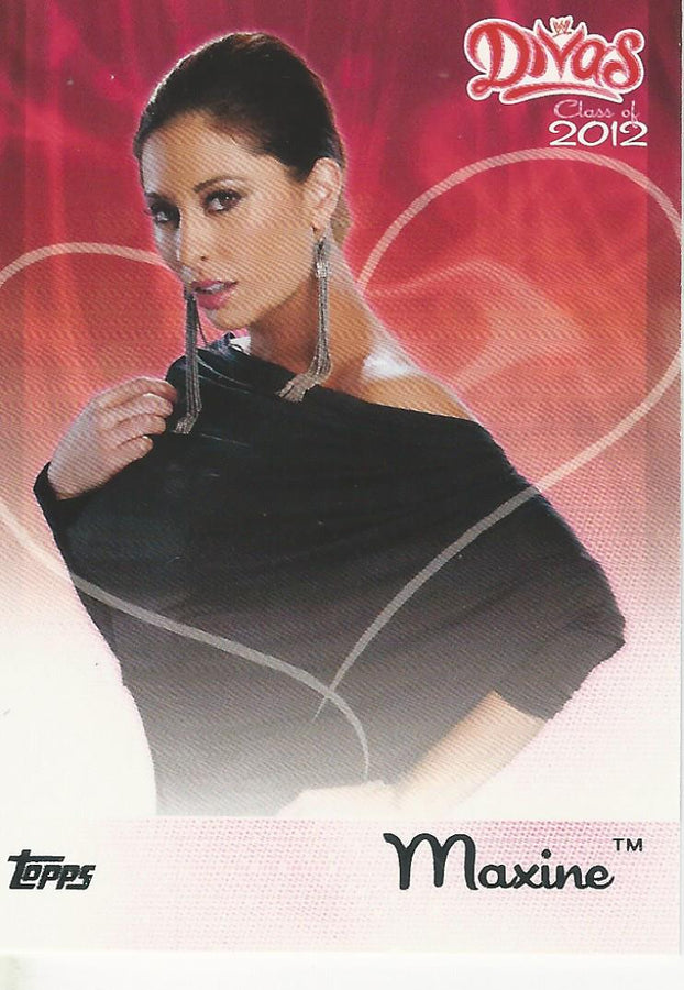 WWE Topps 2012 Maxine 11 of 15 trading card PW Catalog