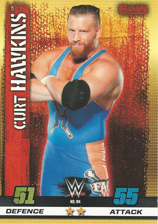 WWE Topps Slam Attax 10th Edition 2017 Curt Hawkins #94