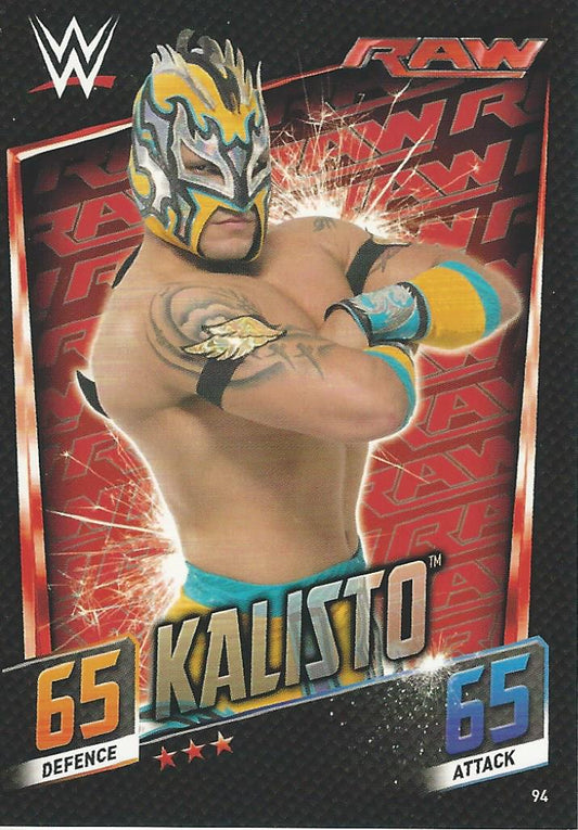 WWE Topps Slam Attax 2015 Then Now Forever Kalisto #94