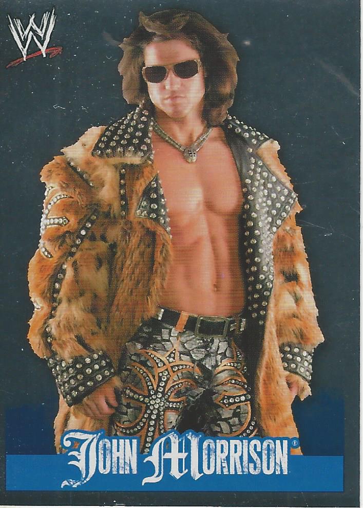 WWE Topps Rivals 2009 Stickers John Morrison Foil #94