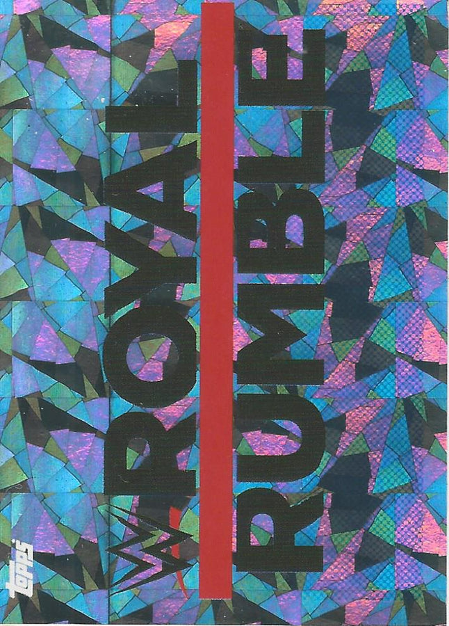 WWE Topps Road to Wrestlemania Stickers 2021 Royal Rumble Logo #94