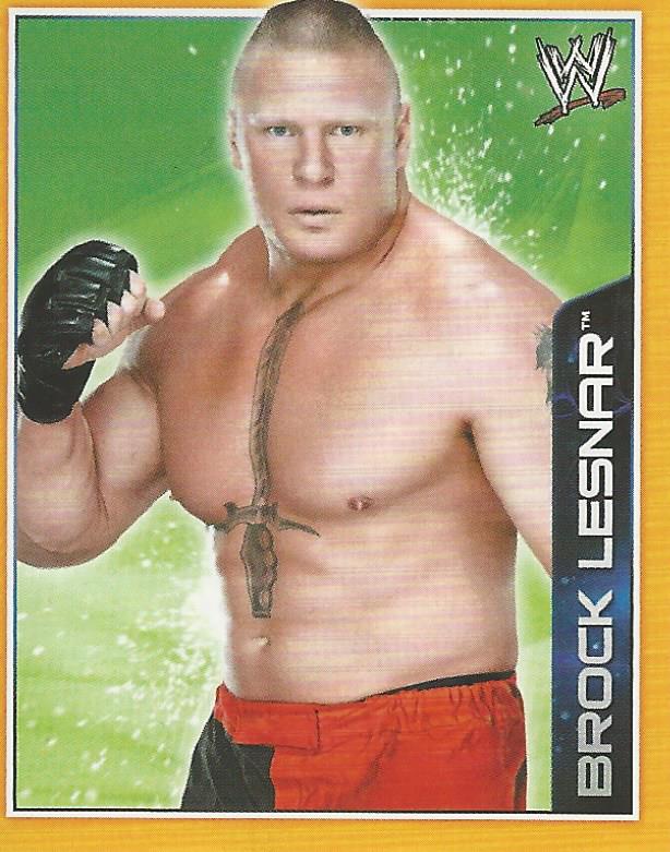 WWE Topps A-Z Sticker Collection 2014 Brock Lesnar #94