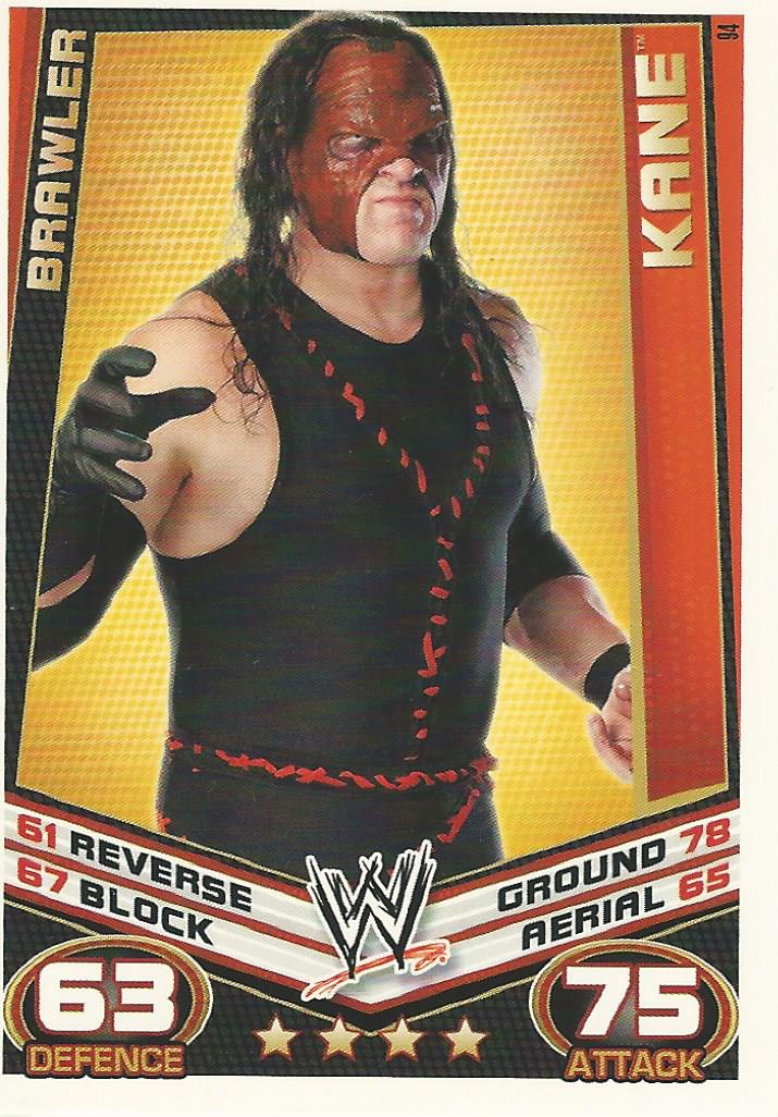 WWE Topps Slam Attax Rebellion 2012 Kane #94