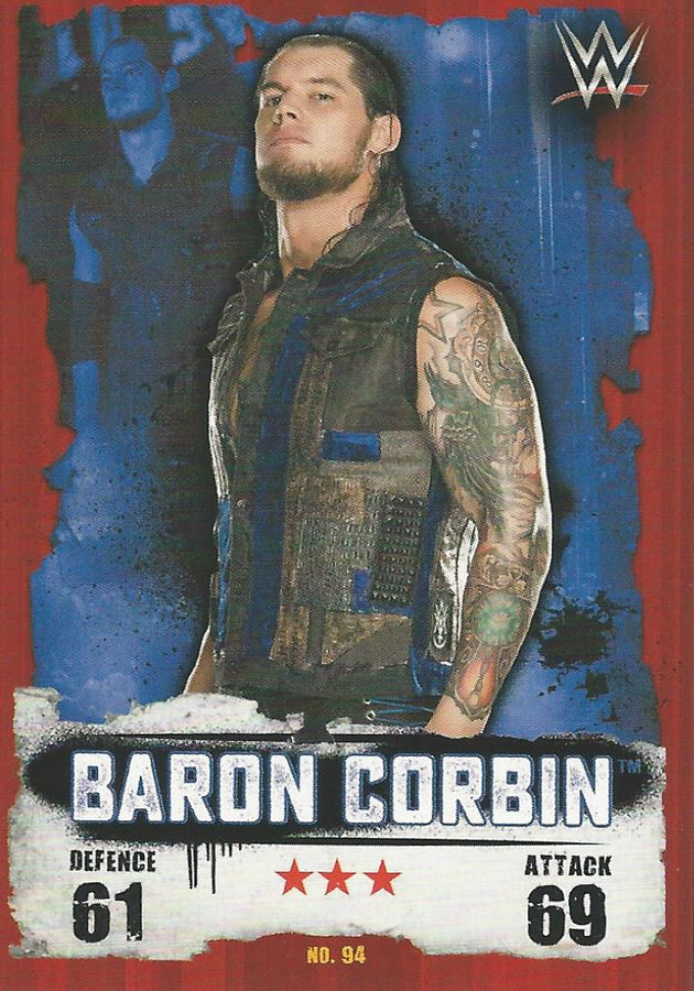 WWE Topps Slam Attax Takeover 2016 Baron Corbin #94