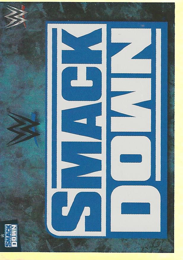 WWE Panini 2022 Sticker Collection Smackdown Logo Foil #94