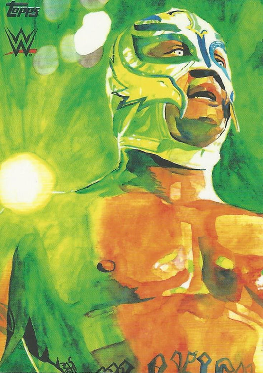 WWE Topps Undisputed 2021 Rey Mysterio RS-6 trading card PW Catalog