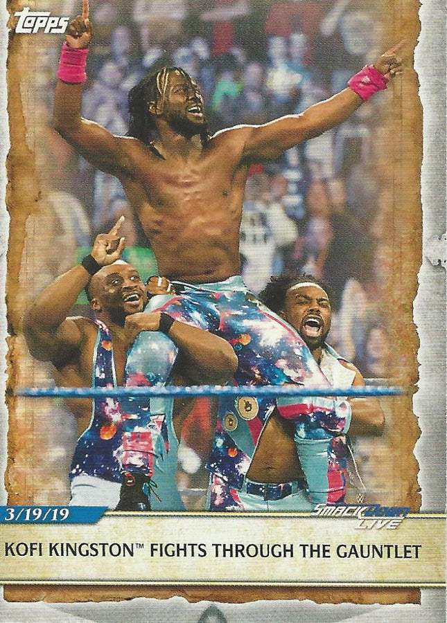 WWE Topps Road to Wrestlemania 2020 Kofi Kingston #94