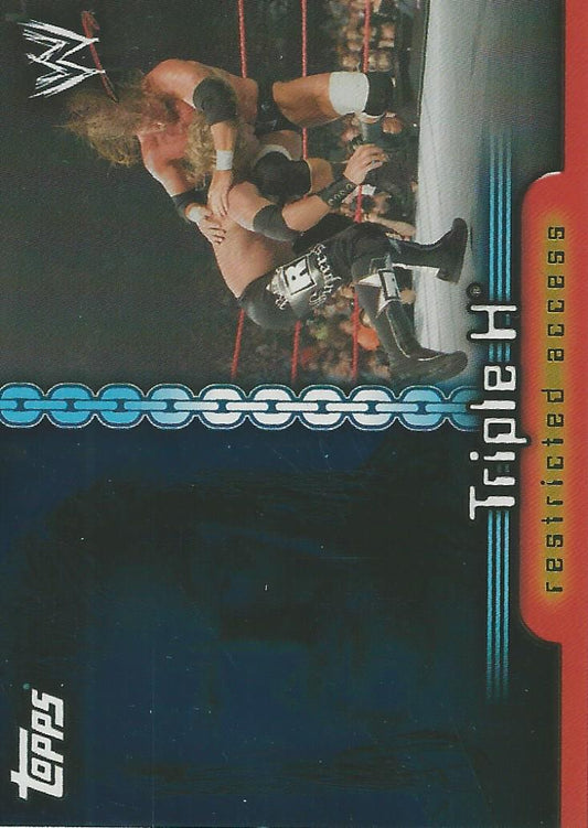 WWE Topps Insider 2006 US Triple H C10 trading card PW Catalog