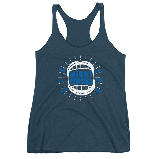 Nikki Cross "Hehe" Women's Racerback Tank Top Tank Top PW Catalog
