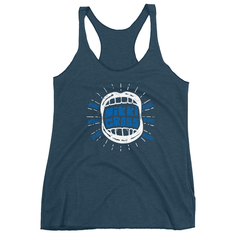 Nikki Cross "Hehe" Women's Racerback Tank Top