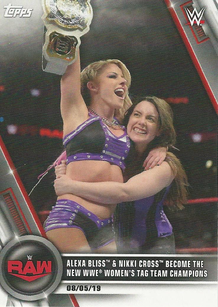 WWE Topps Women Division 2020 Alexa Bliss and Nikki Cross #59