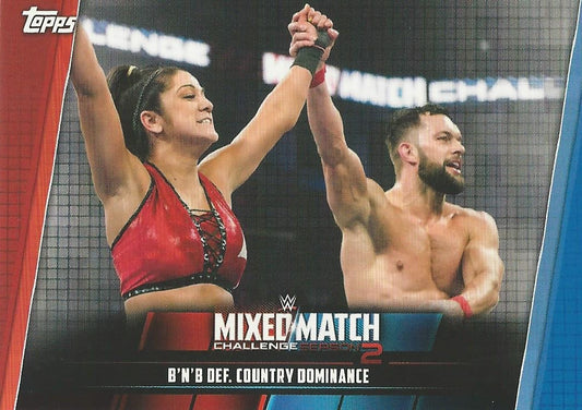 WWE Topps Women Division 2019 Finn Balor and Bayley MMC-20