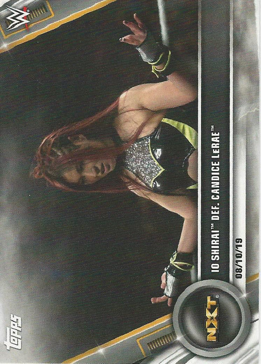 WWE Topps Women Division 2020 IO Shirai #60