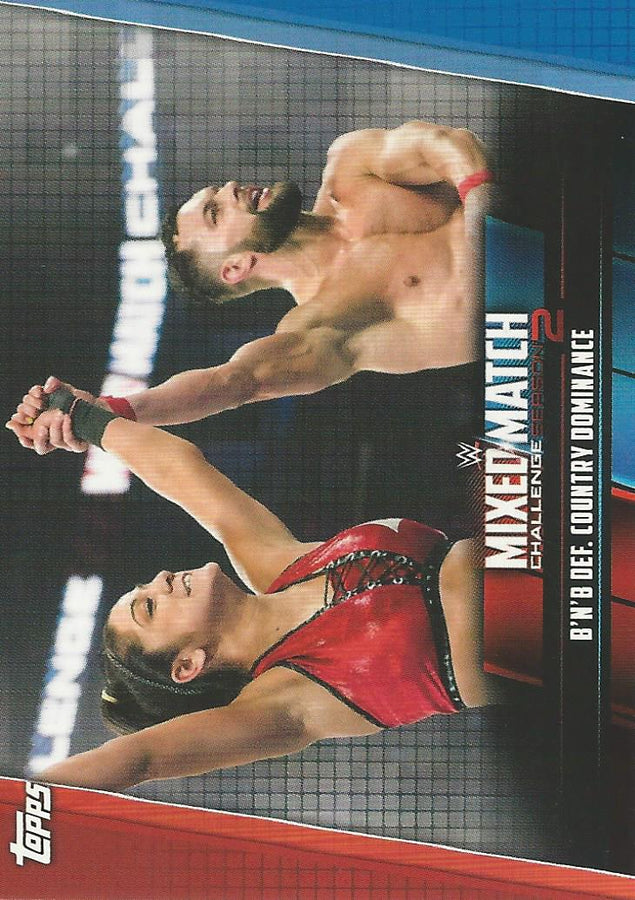 WWE Topps Women Division 2019 Finn Balor and Bayley MMC-20 trading card PW Catalog