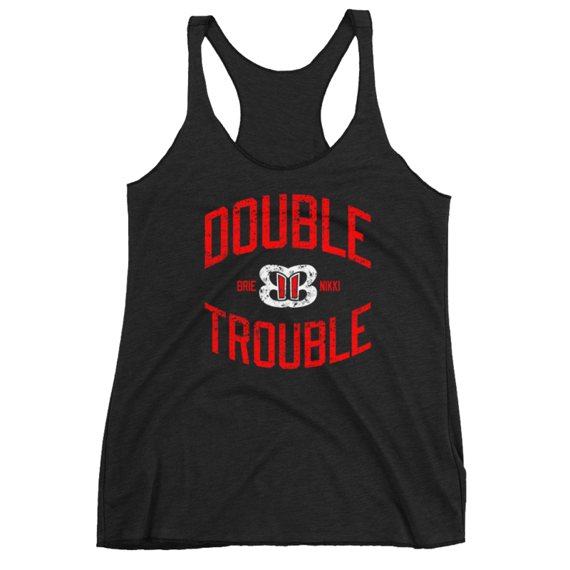 The Bella Twins "Double Trouble" Women's Racerback Tank Top