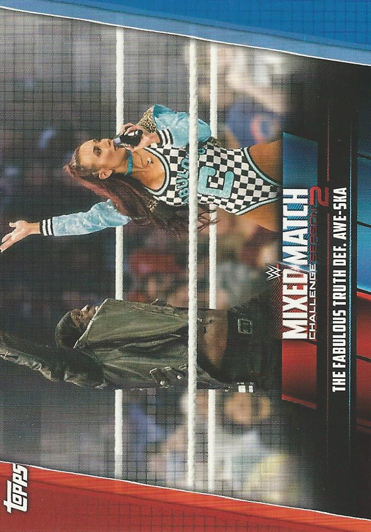 WWE Topps Women Division 2019 Carmella and R-Truth MMC-24 trading card PW Catalog