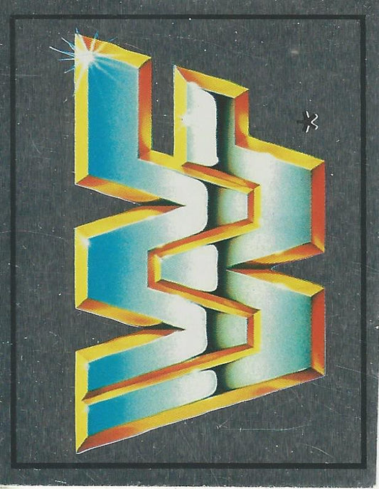 WWF Merlin Sticker 1994 Logo Foil #1