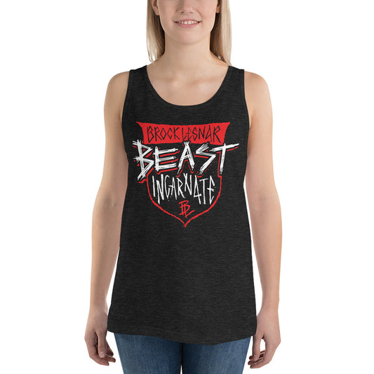 Brock Lesnar "Beast Incarnate" Tri-Blend Unisex Tank Top Tank Top PW Catalog