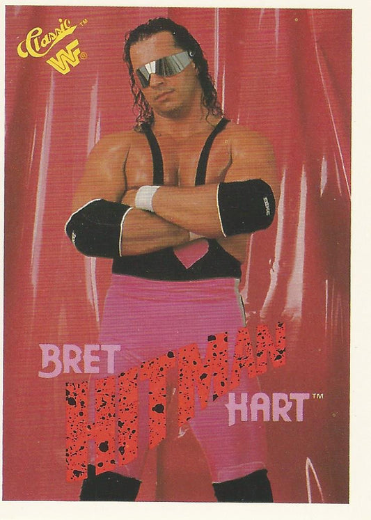 WWF Classic Trading Cards 1990 Bret Hart No.95 trading card PW Catalog