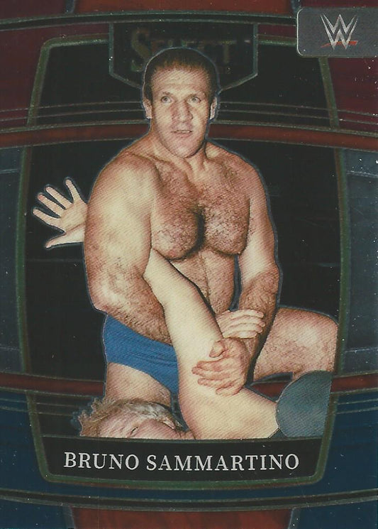 WWE Panini Select 2022 Red/Silver/Blue Bruno Sammartino #95