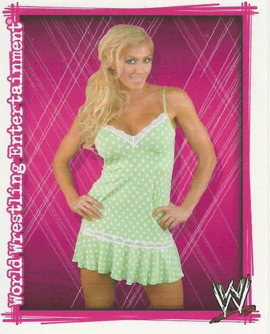 WWE Topps Superstars Uncovered 2007 Sticker Torrie Wilson #95