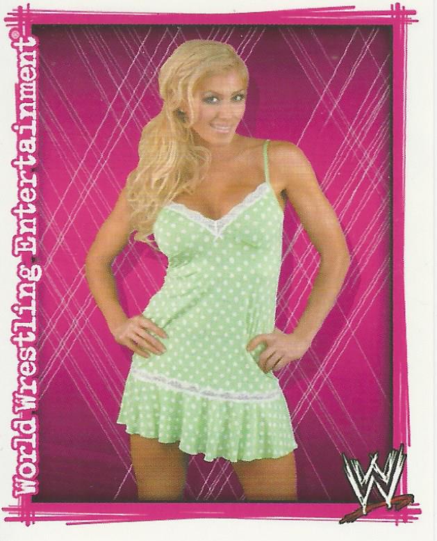 WWE Topps Superstars Uncovered 2007 Sticker Torrie Wilson #95