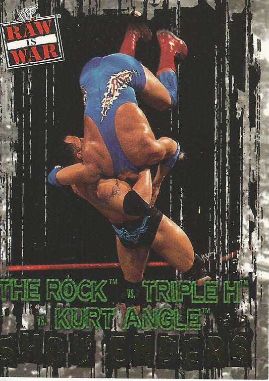 WWF Fleer Raw 2001 The Rock #95