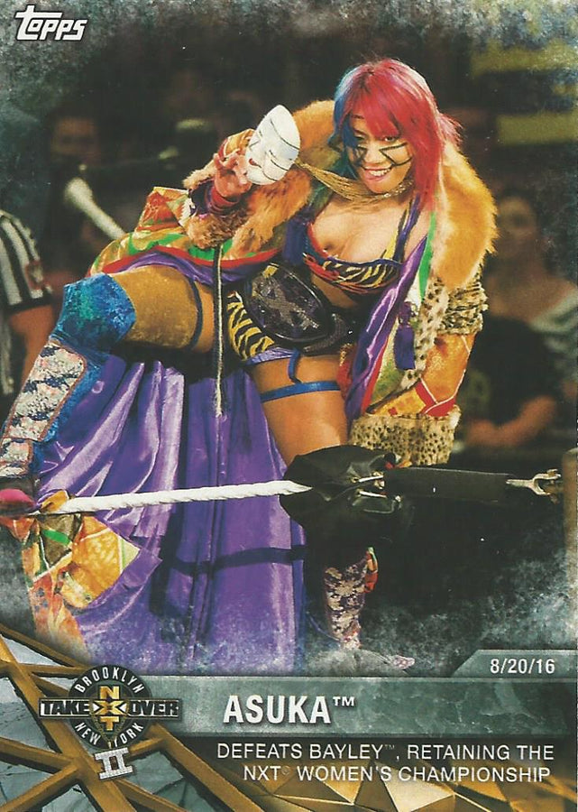 WWE Topps Women Division 2017 Asuka NXT-21 trading card PW Catalog