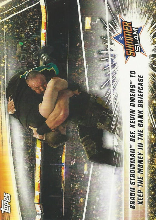 WWE Topps Summerslam 2019 Braun Strowman #95