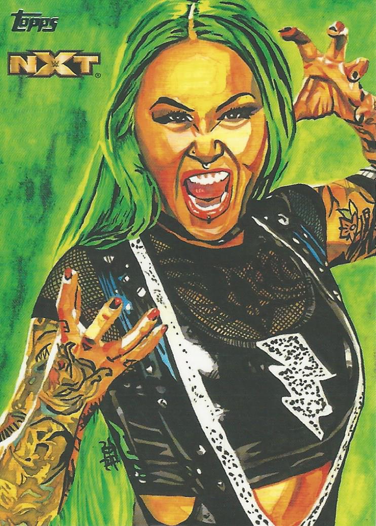 WWE Topps Undisputed 2021 Shotzi Blackheart RS-8 trading card PW Catalog