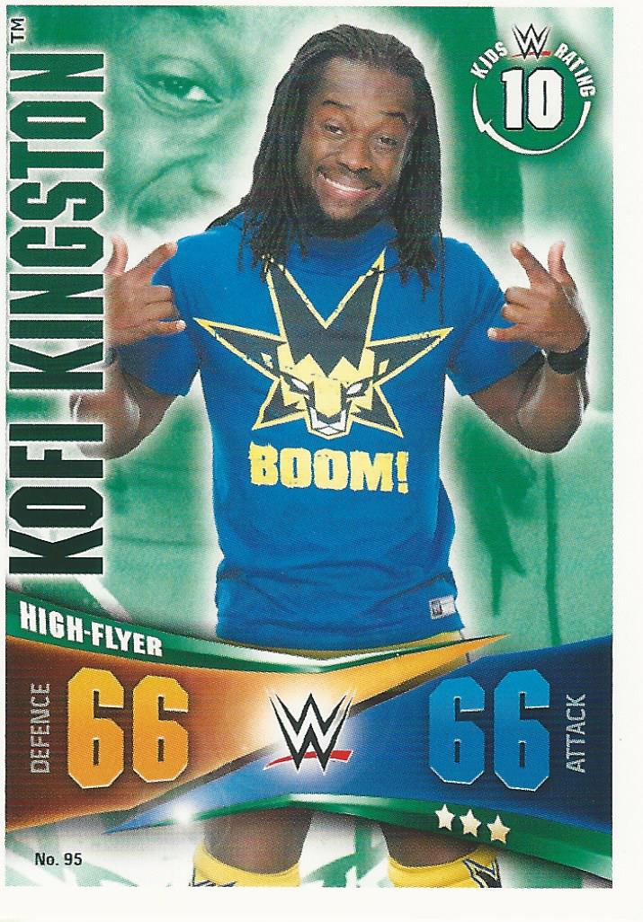 WWE Topps Slam Attax Rivals 2014 Kofi Kingston #95