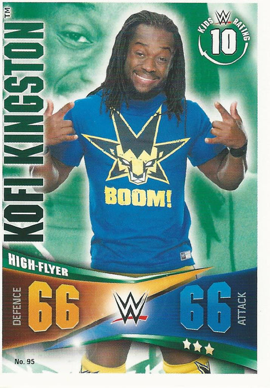 WWE Topps Slam Attax Rivals 2014 Kofi Kingston #95