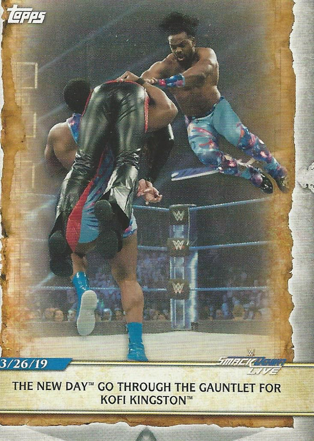 WWE Topps Road to Wrestlemania 2020 New Day #95